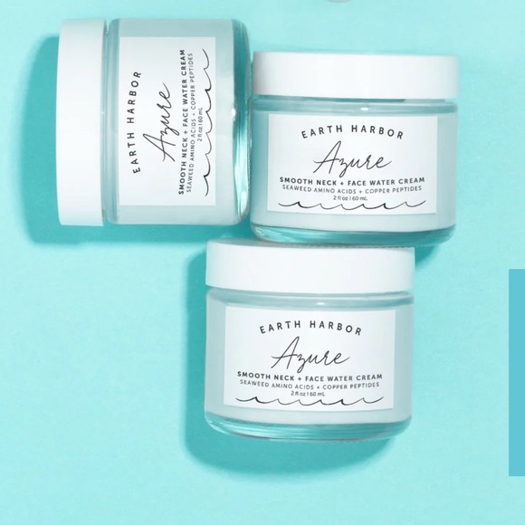 Earth Harbor AZURE Smooth Neck + Face Water Cream fine lines, dullness, dryness - Picture 4 of 6